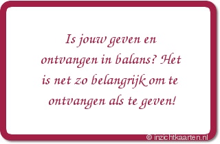 Is jouw geven en ontvangen in balans? Het is net zo belangrijk om te ontvangen als te geven!