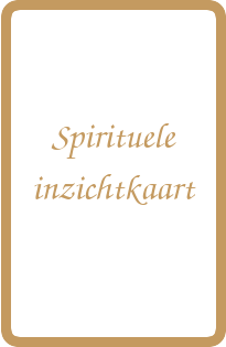 Spirituele inzichtkaart trekken